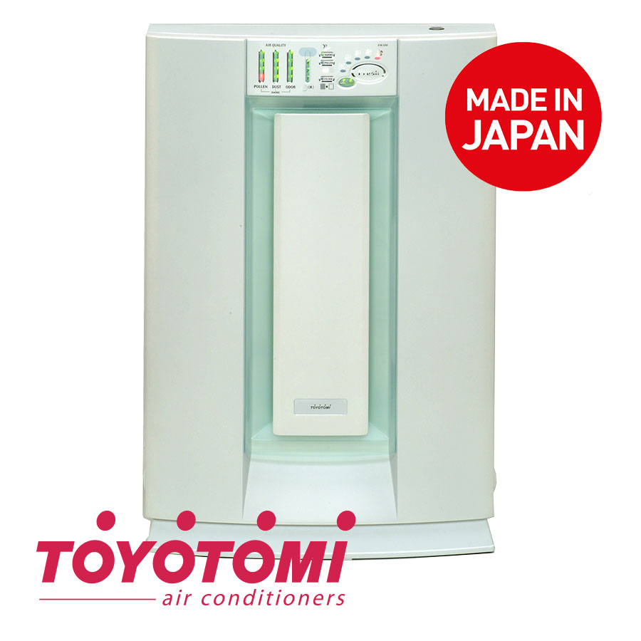 Преносим пречиствател на въздух Toyotomi ETK-S50, 4in1 филтър, бял, 80 W