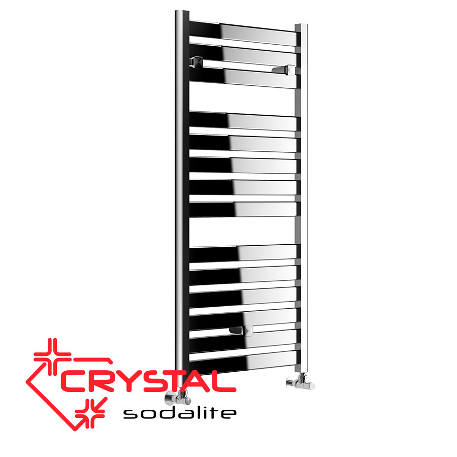 Водна лира за баня Crystal SODALITE STRAIGHT CHROME 300 W, 1150x500 mm
