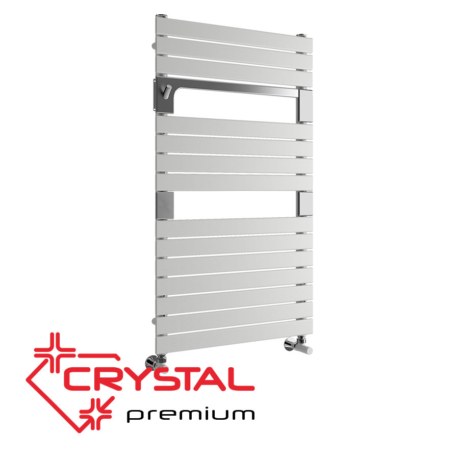 Водна лира за баня Crystal PREMIUM, 510 W, 952x550 mm, бяла