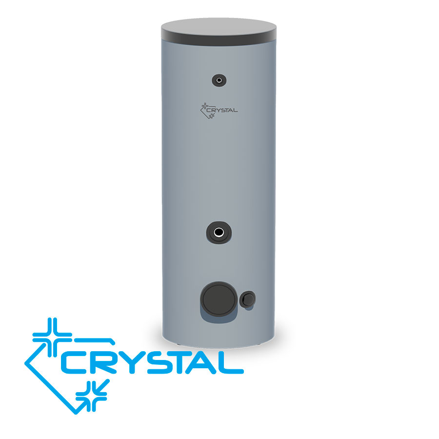 Комбиниран бойлер Crystal 300 L, с 2 увеличени топлообменника