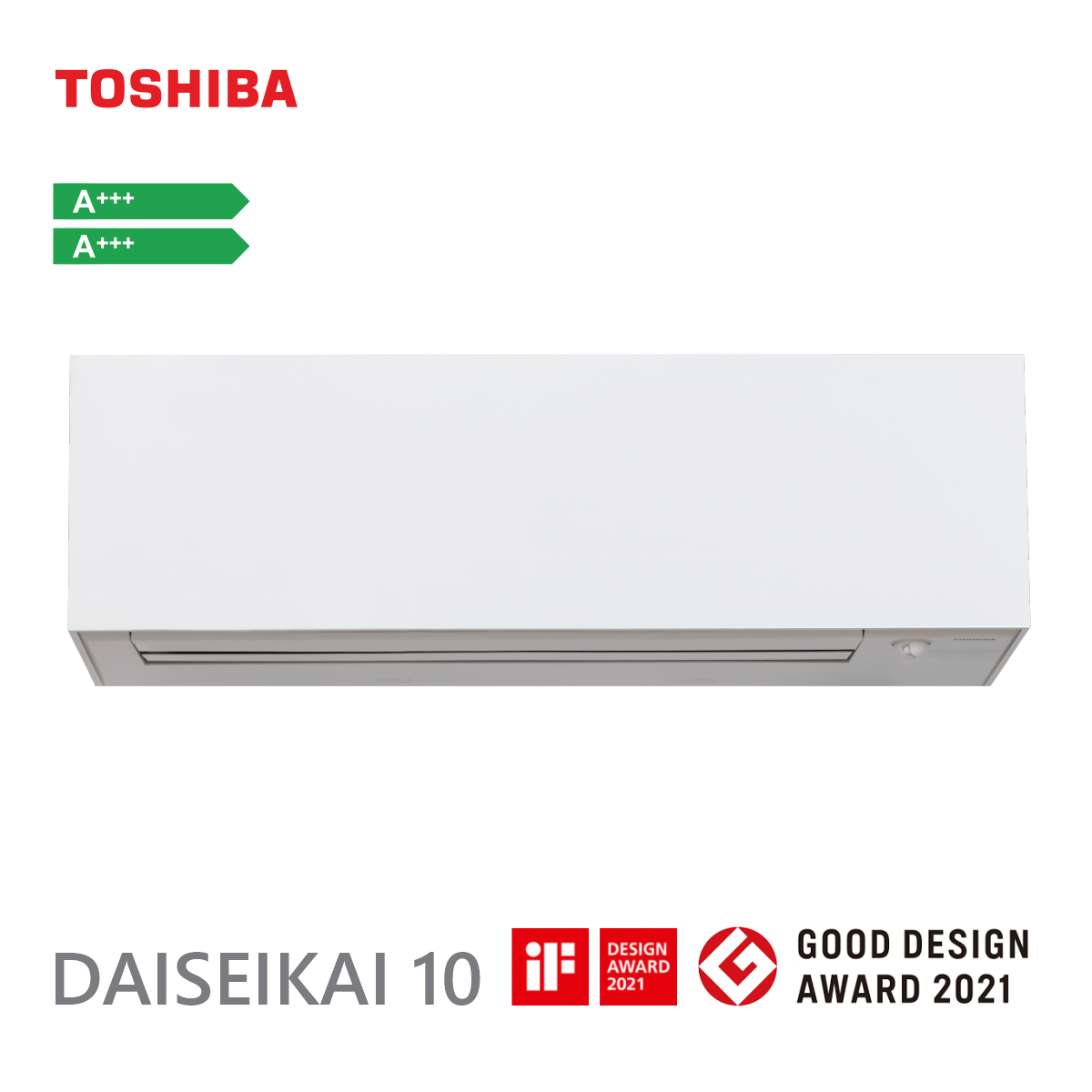 Toshiba, вътрешно тяло на инверторен климатик Daiseikai 10 White 18000 BTU Wi Fi (мултисплит)